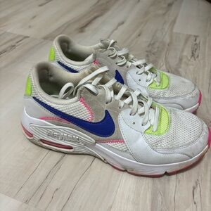 Nike Sneakers with White and Pink Accents